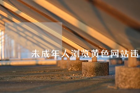 未成年人浏览黄色网站违法吗 未成年人浏览黄色网站违法吗