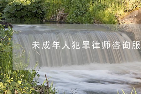 未成年人犯罪律师咨询服务 未成年人犯罪律师咨询服务