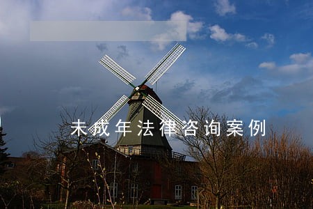 未成年法律咨询案例 未成年法律咨询案例