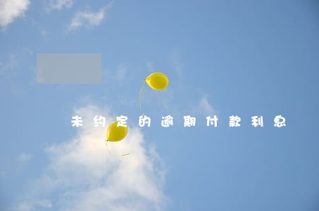 未约定的逾期付款利息 未约定的逾期付款利息