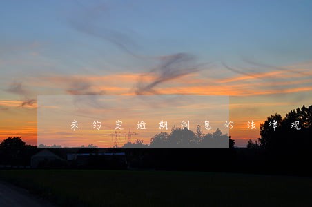 未约定逾期利息的法律规定 未约定逾期利息的法律规定