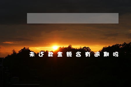 未还款金额含有逾期吗 未还款金额含有逾期吗