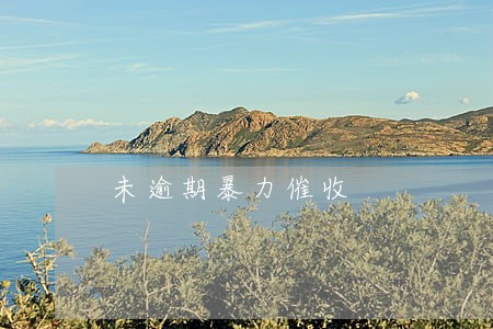 未逾期暴力催收 未逾期暴力催收