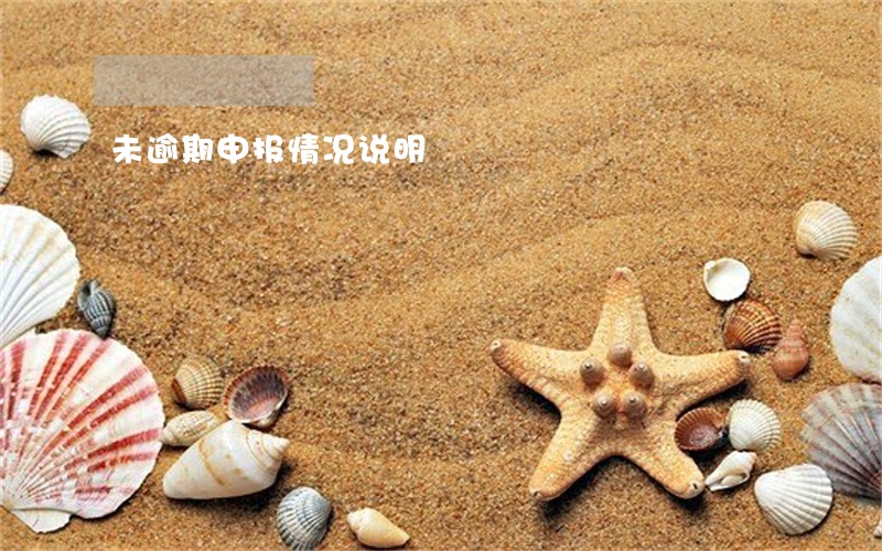 未逾期申报情况说明 未逾期申报情况说明