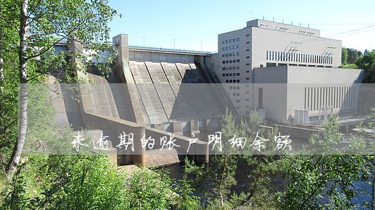 未逾期的账户明细余额 未逾期的账户明细余额
