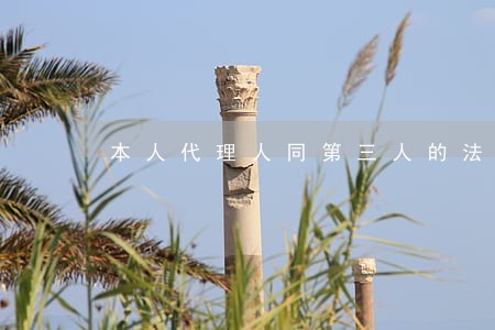 本人代理人同第三人的法律关系