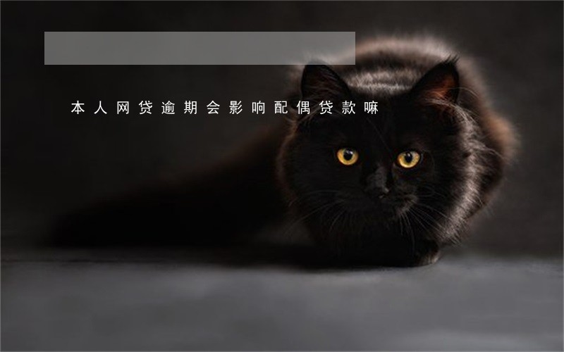 本人网贷逾期会影响配偶贷款嘛 本人网贷逾期会影响配偶贷款嘛