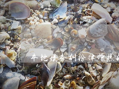本地债务纠纷律师热线 本地债务纠纷律师热线