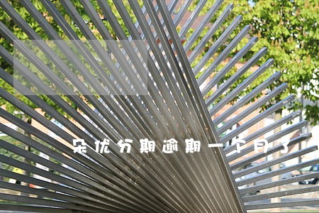 朵优分期逾期一个月了 朵优分期逾期一个月了