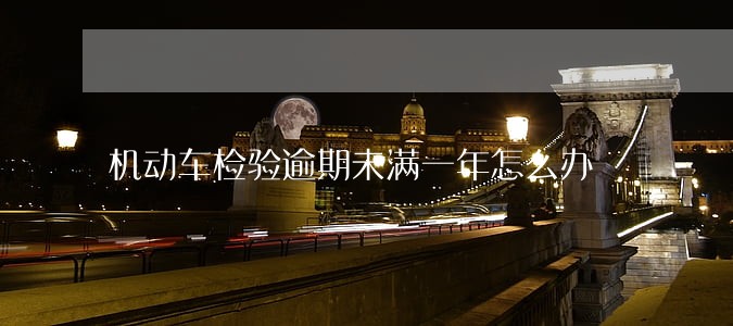 机动车检验逾期未满一年怎么办 机动车检验逾期未满一年怎么办