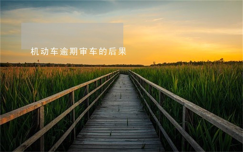 机动车逾期审车的后果 机动车逾期审车的后果