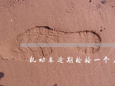 机动车逾期检验一个月