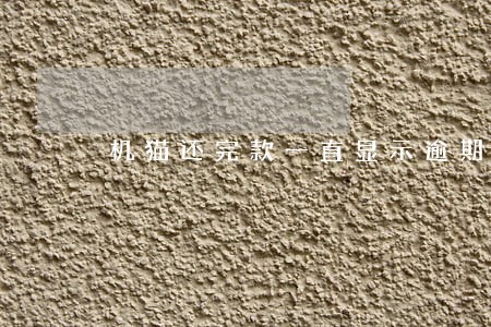 机猫还完款一直显示逾期