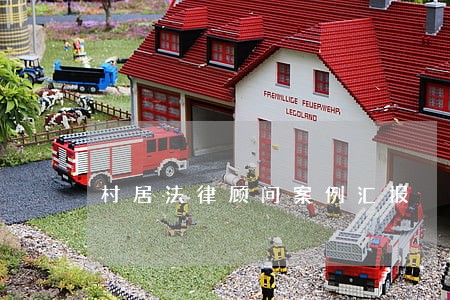 村居法律顾问案例汇报 村居法律顾问案例汇报