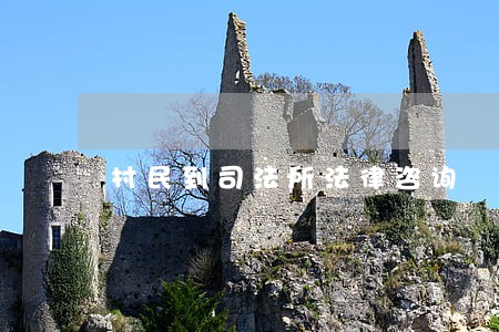 村民到司法所法律咨询