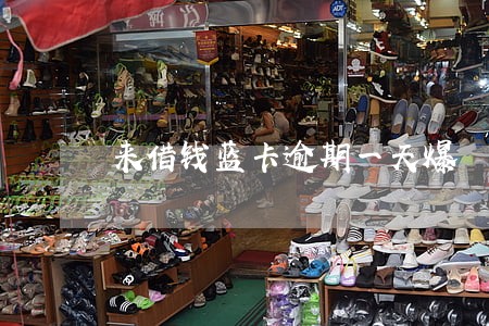 来借钱蓝卡逾期一天爆 来借钱蓝卡逾期一天爆