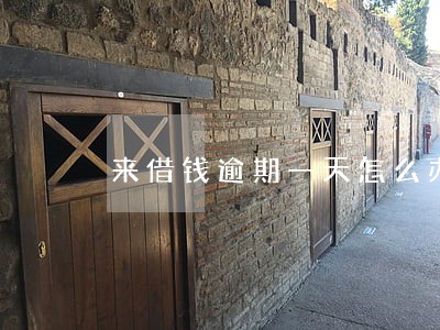 来借钱逾期一天怎么办 来借钱逾期一天怎么办