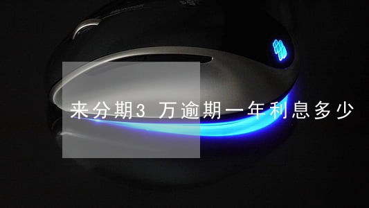 来分期3万逾期一年利息多少 来分期3万逾期一年利息多少