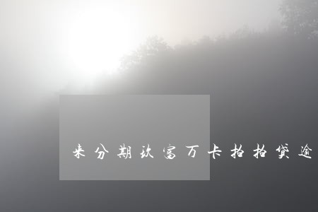 来分期玖富万卡拍拍贷逾期 来分期玖富万卡拍拍贷逾期