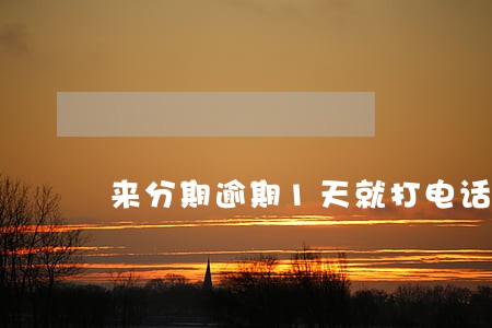 来分期逾期1天就打电话 来分期逾期1天就打电话