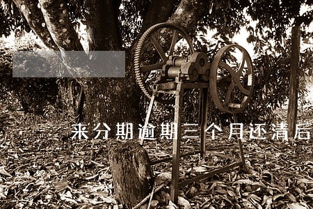 来分期逾期三个月还清后 来分期逾期三个月还清后