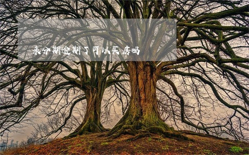 来分期逾期了可以买房吗 来分期逾期了可以买房吗