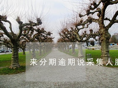 来分期逾期说采集人脸识别