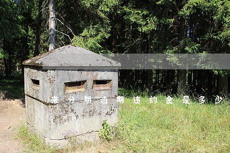 来分期逾期违约金是多少 来分期逾期违约金是多少