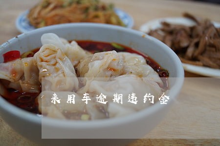 来用车逾期违约金 来用车逾期违约金