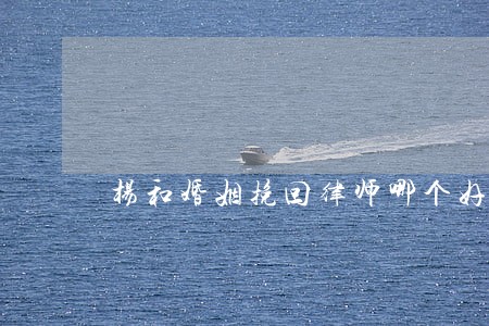 杨和婚姻挽回律师哪个好 杨和婚姻挽回律师哪个好