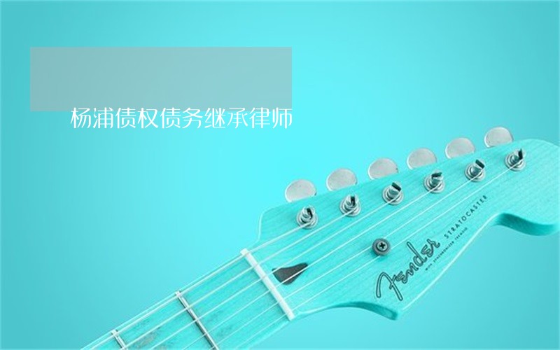 杨浦债权债务继承律师 杨浦债权债务继承律师