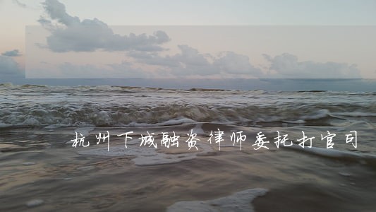 杭州下城融资律师委托打官司 杭州下城融资律师委托打官司