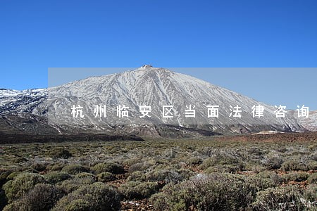 杭州临安区当面法律咨询 杭州临安区当面法律咨询