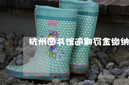杭州图书馆逾期罚金缴纳
