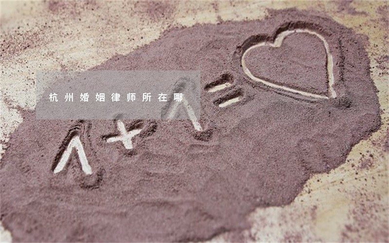 杭州婚姻律师所在哪