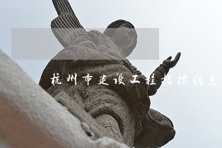 杭州市建设工程招标信息网