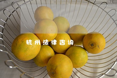 杭州法律咨询