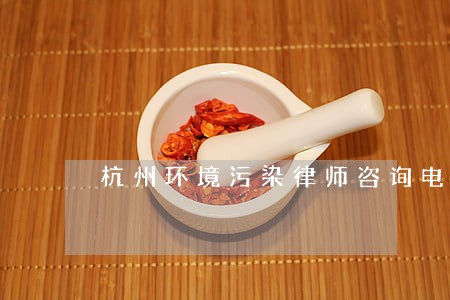 杭州环境污染律师咨询电话 杭州环境污染律师咨询电话