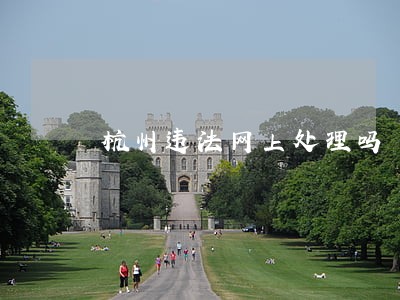 杭州违法网上处理吗 杭州违法网上处理吗