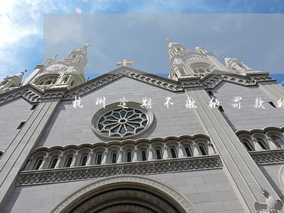杭州逾期不缴纳罚款的 杭州逾期不缴纳罚款的