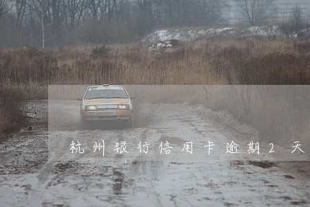 杭州银行信用卡逾期2天 杭州银行信用卡逾期2天