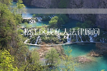 松江区找私人法律顾问 松江区找私人法律顾问
