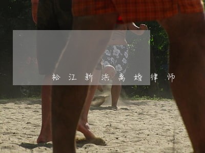松江新浜离婚律师 松江新浜离婚律师