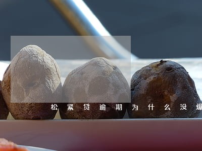 松紧贷逾期为什么没爆通讯录 松紧贷逾期为什么没爆通讯录