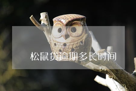 松鼠贷逾期多长时间 松鼠贷逾期多长时间