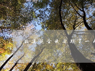极速现金侠逾期了一天 极速现金侠逾期了一天