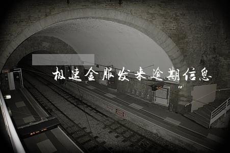 极速金服发来逾期信息 极速金服发来逾期信息