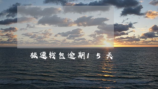 极速钱包逾期15天 极速钱包逾期15天