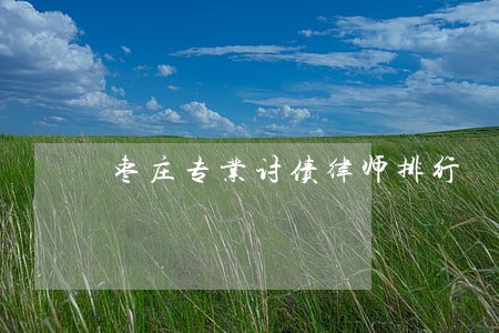 枣庄专业讨债律师排行 枣庄专业讨债律师排行