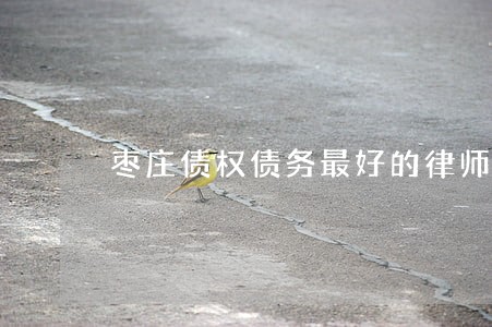 枣庄债权债务最好的律师 枣庄债权债务最好的律师